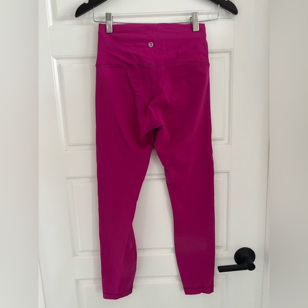 NWOT Lululemon Wunder Train HR Tight Magenta Purple MGPR Pant Everlux Size 6 - Picture 3 of 6
